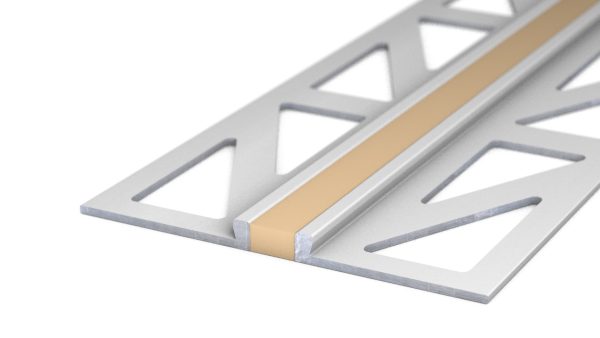 Voeg-/Dilatatieprofiel Aluminium 2,5 mm Beige – 300 cm (nr. 769)