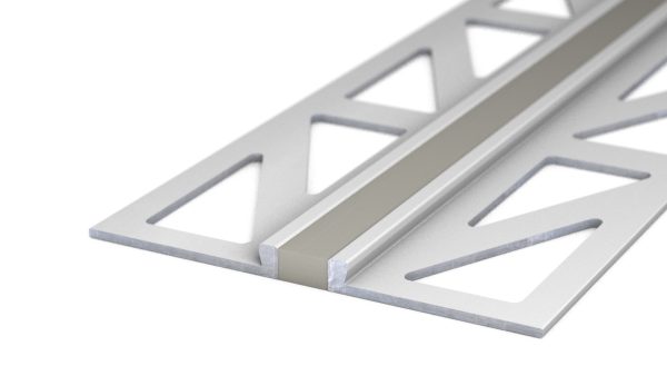 Voeg-/Dilatatieprofiel Aluminium 2,5 mm Grijs – 300 cm (nr. 769)