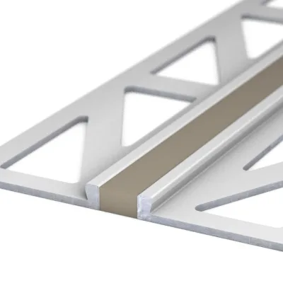 Voeg-/Dilatatieprofiel Aluminium 2,5 mm Grijs-Beige – 300 cm (nr. 769) kopen bij Woningstoffering Totaal