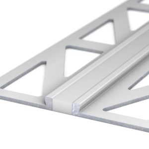 Voeg-/Dilatatieprofiel Aluminium 2,5 mm Zilvergrijs – 300 cm (nr. 769) kopen bij Woningstoffering Totaal