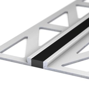 Voeg-/Dilatatieprofiel Aluminium 2,5 mm Zwart – 300 cm (nr. 769) kopen bij Woningstoffering Totaal