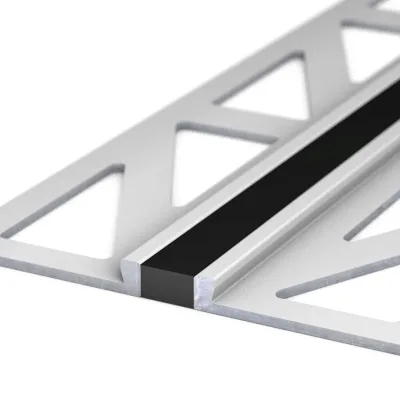 Voeg-/Dilatatieprofiel Aluminium 2,5 mm Zwart – 300 cm (nr. 769) kopen bij Woningstoffering Totaal