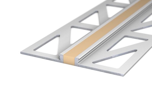 Voeg-/Dilatatieprofiel Aluminium 3 mm Beige – 300 cm (nr. 770)