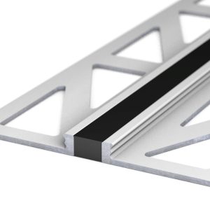Voeg-/Dilatatieprofiel Aluminium 3 mm Zwart – 300 cm (nr. 770) kopen bij Woningstoffering Totaal