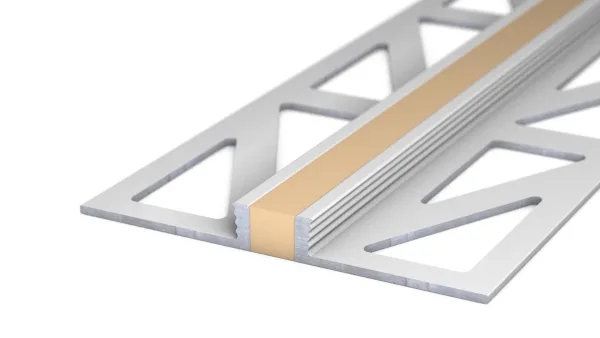 Voeg-/Dilatatieprofiel Aluminium 4,5 mm Beige – 300 cm (nr. 771)