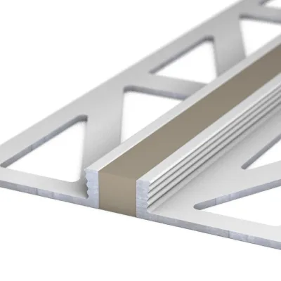 Voeg-/Dilatatieprofiel Aluminium 4,5 mm Grijs-Beige – 300 cm (nr. 771) kopen bij Woningstoffering Totaal