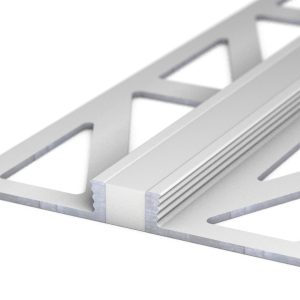Voeg-/Dilatatieprofiel Aluminium 4,5 mm Zilvergrijs – 300 cm (nr. 771) kopen bij Woningstoffering Totaal