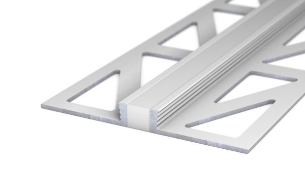 Voeg-/Dilatatieprofiel Aluminium 4,5 mm Zilvergrijs – 300 cm (nr. 771)