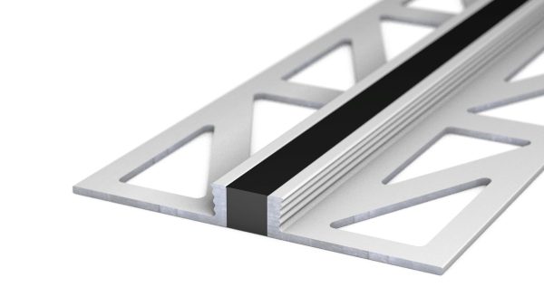Voeg-/Dilatatieprofiel Aluminium 4,5 mm Zwart – 300 cm (nr. 771)