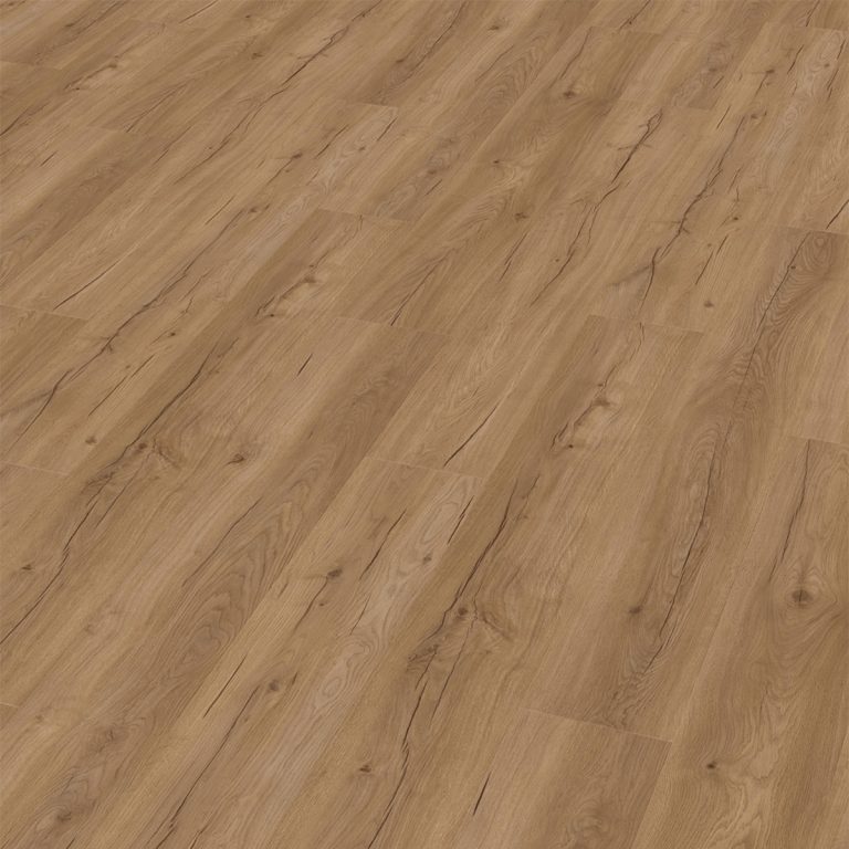 Close-up van Enia Sorex vloerdeel, kleur Living Amber