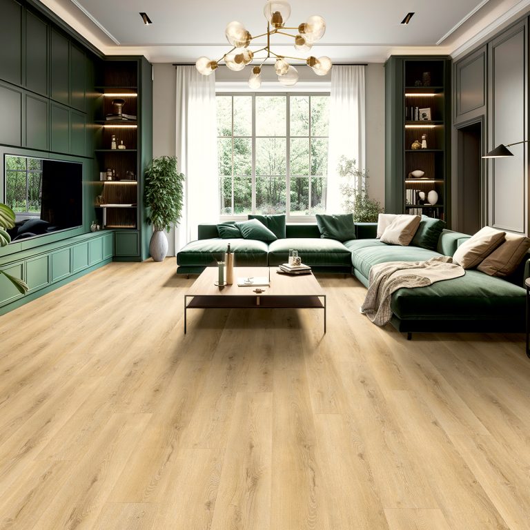 Enia Sorex PVC vloerdeel, kleur Snow Cream, close-up