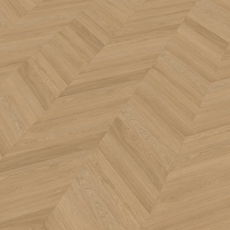 Close-up van Enia Artix chevron, kleur Elegant Oak