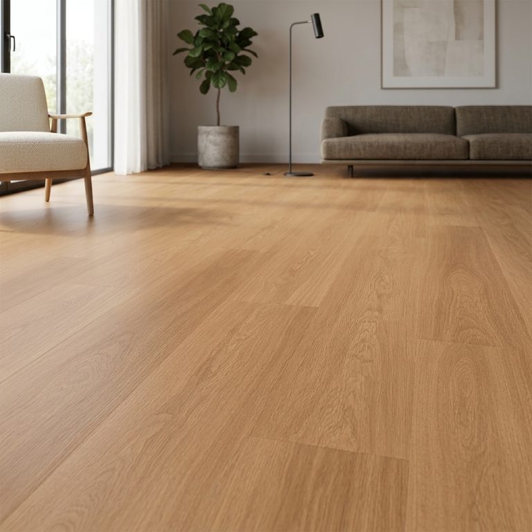Interieur met Artix Chevron Grey Oak