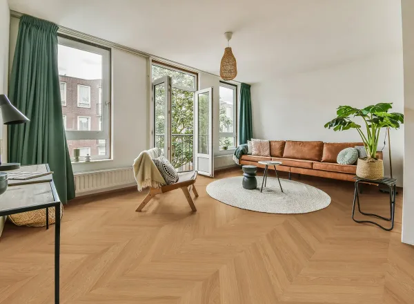 Plak PVC Oak Nature – Enia Artix Hongaarse punt