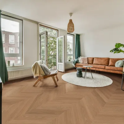 Plak PVC Oak Amber – Enia Artix Chevron interieur