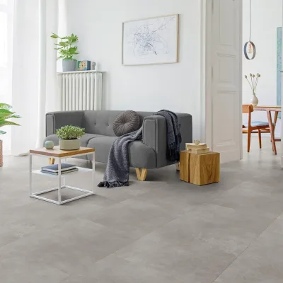 Plak PVC Concrete Grey Light – Enia Jazz X Stone interieur