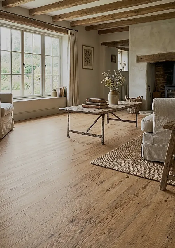 Klik PVC Wormy Light Oak – JOKA Design 340 Rigid (5 mm)