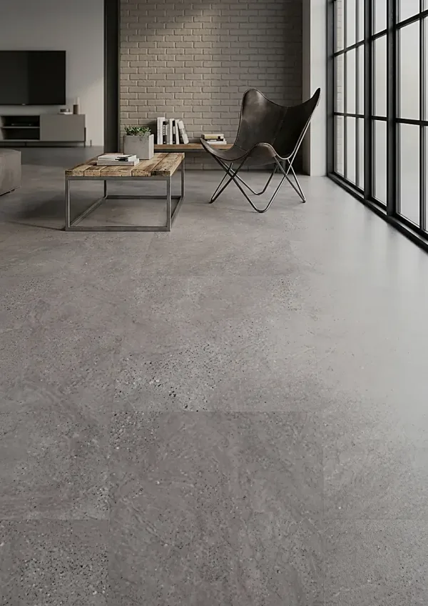 Klik PVC Dark Concrete – JOKA Design 340 HDF (9,6 mm)