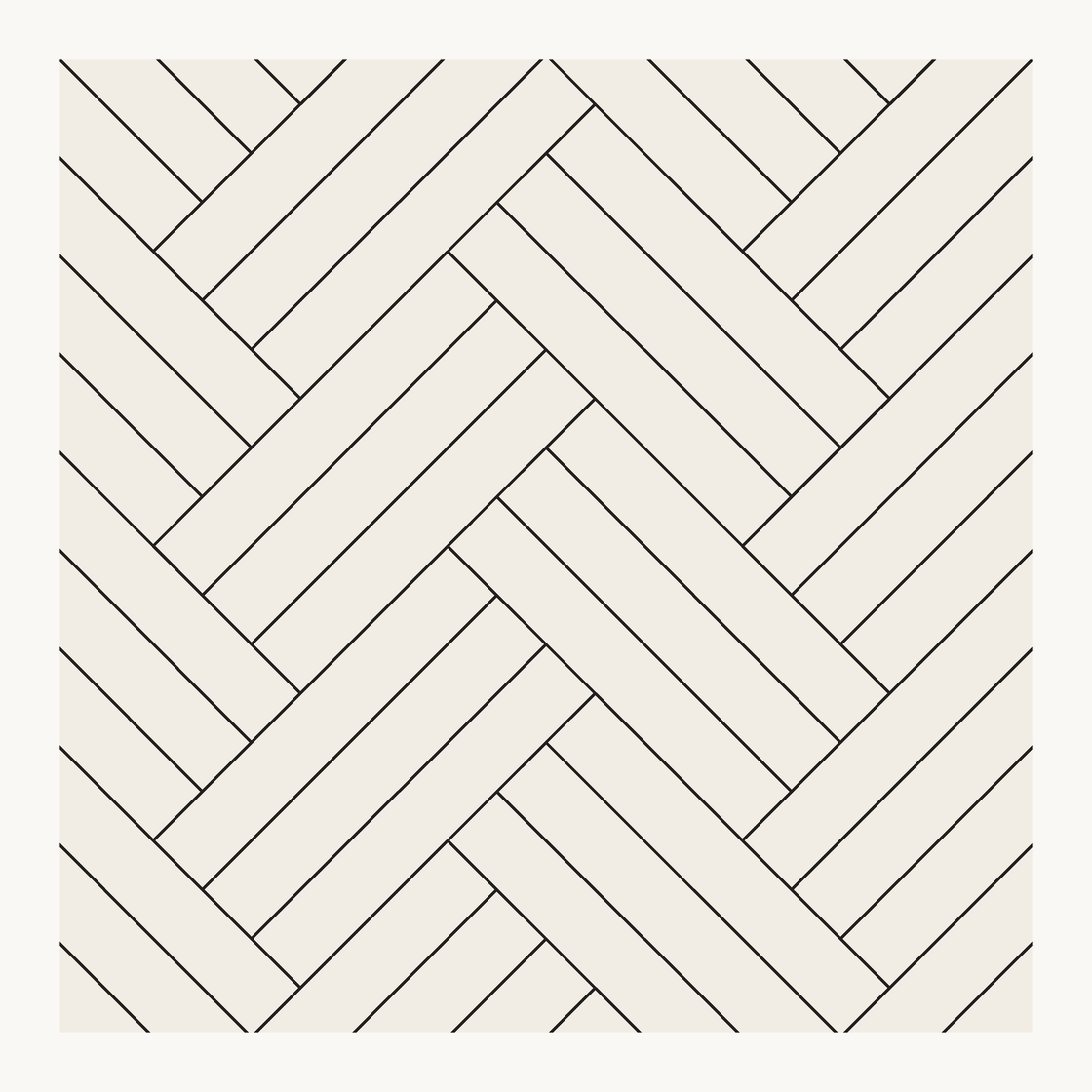 Legschema Visgraat drievoudig