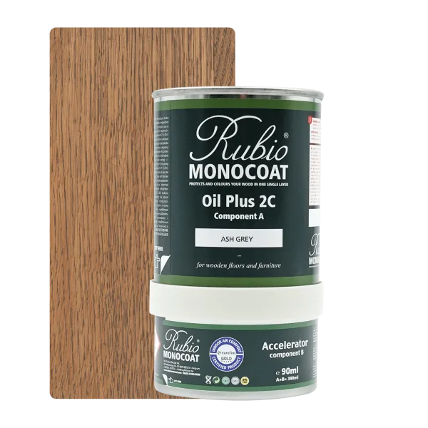 Rubio Monocoat Oil Plus 2C set – Ash Grey (390 ml)