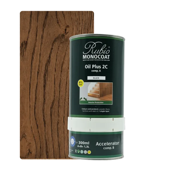 Rubio Monocoat Oil Plus 2C set – Black (1,3 L)