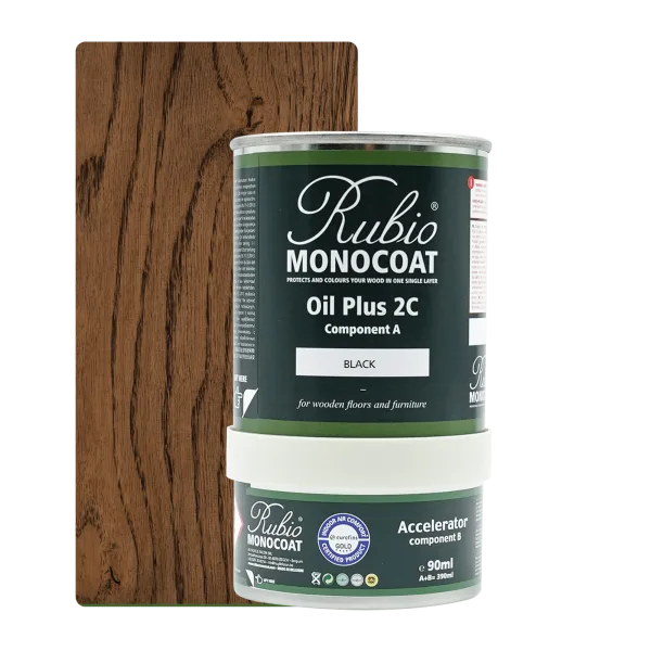 Rubio Monocoat Oil Plus 2C set – Black (390 ml)