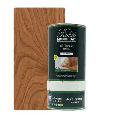 Rubio Monocoat Oil Plus 2C set Bourbon 1,3 L