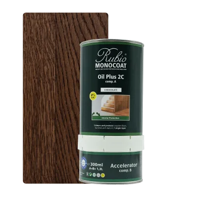 Rubio Monocoat Oil Plus 2C set Chocolate 1,3 L