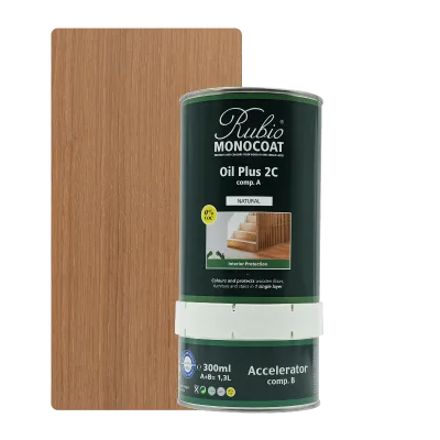 Rubio Monocoat Oil Plus 2C set Natural 1,3 L
