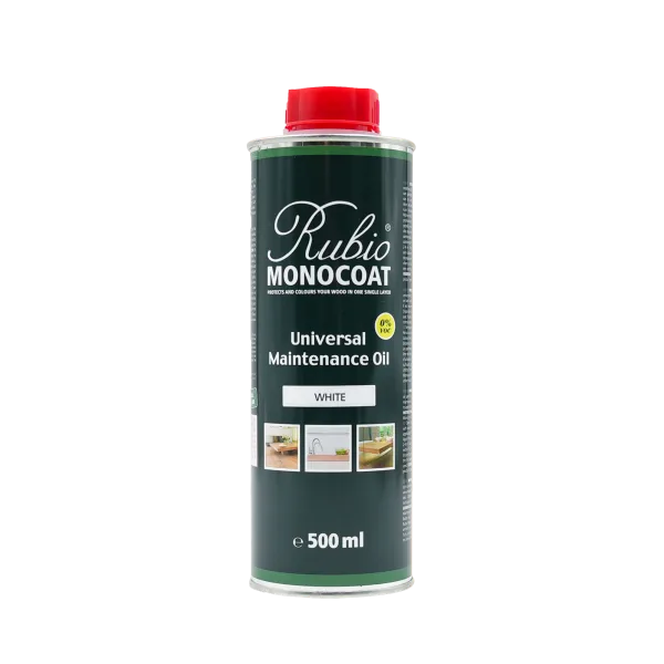Rubio Monocoat Universal Maintenance Oil White 0,5 L